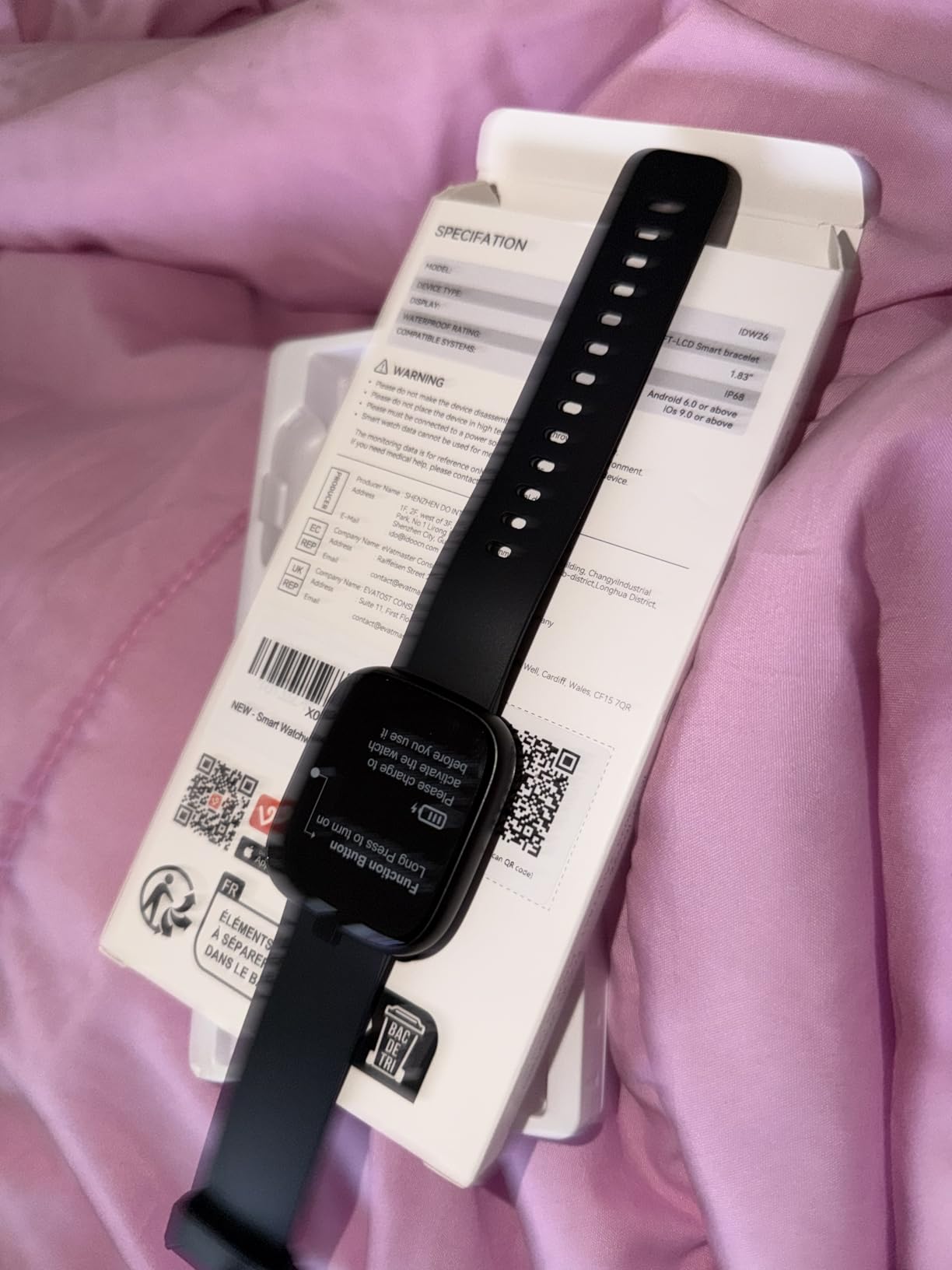 Cillso Smart Watch with Alexa Built-in, 1.83