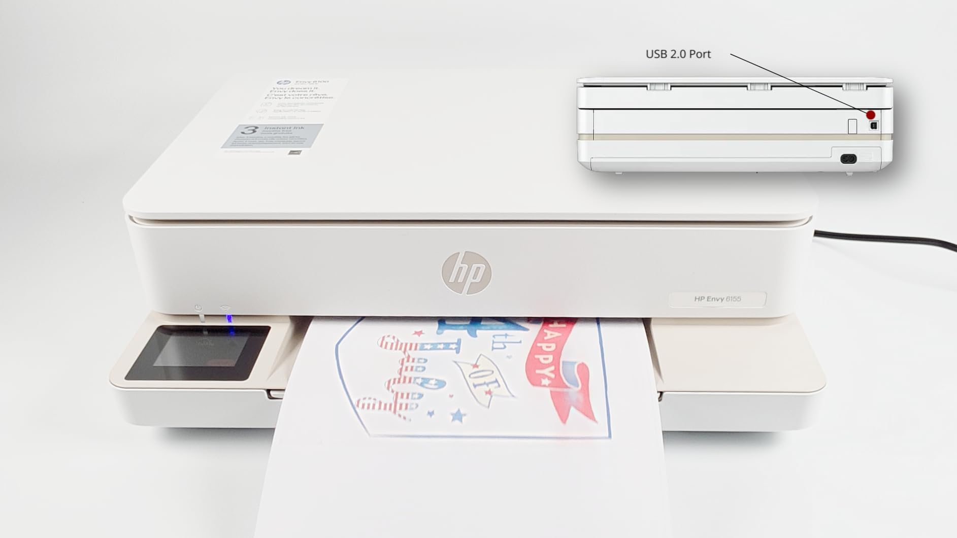 HP Envy 6155 Wireless All-in-One Color Inkjet Printer customer photo 1