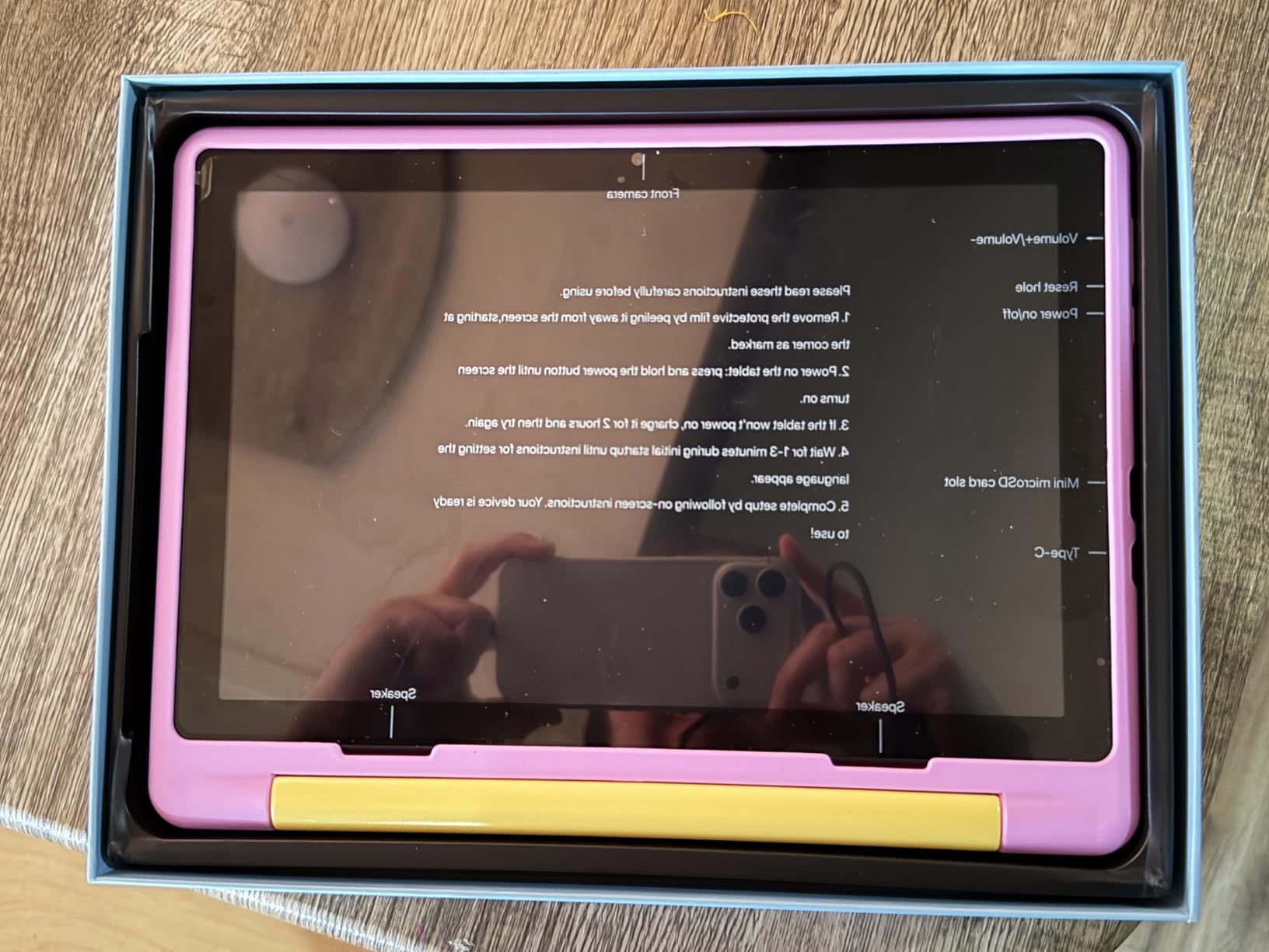Urao Kids Tablet, Android 16 Tablet for Kids 10 inch with Case, 20GB RAM 64GB ROM 1TB TF Card Expandable for Toddler Children, Parental Control, Dual Camera, WiFi, Gift customer photo 2