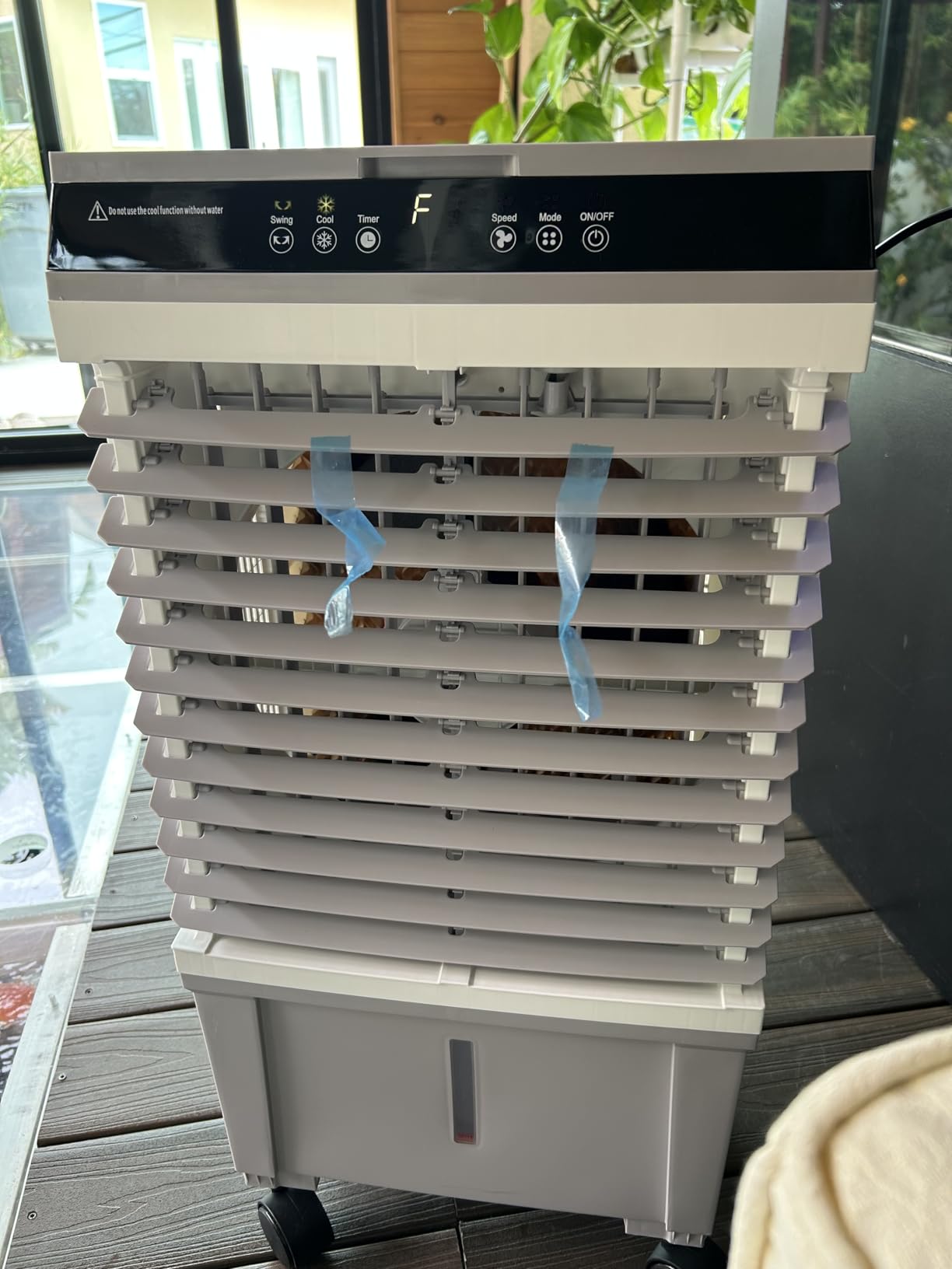 Uthfy 1800 CFM Swamp Cooler Air Conditioner, 3-IN-1 Portable Evaporative Air Cooler customer photo 2