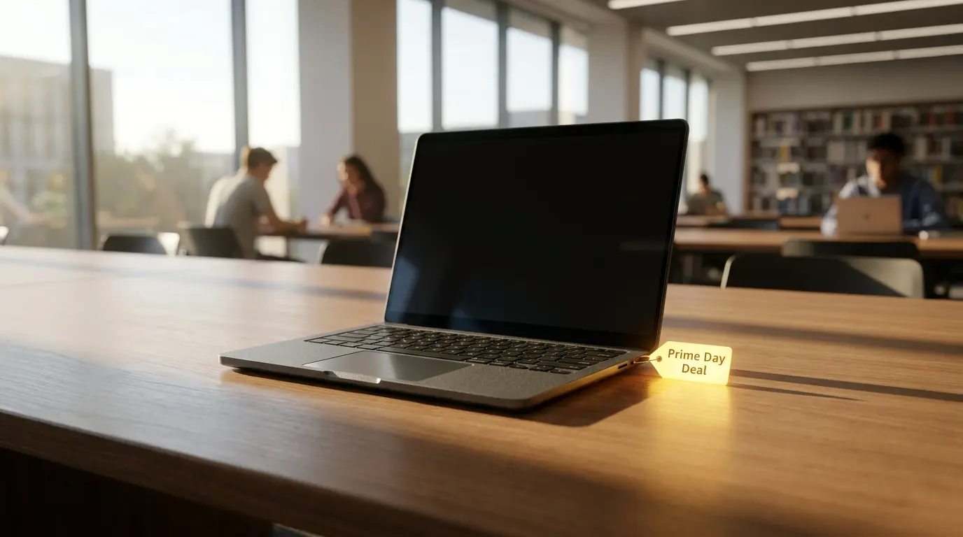 12 Best Budget Student Laptops 2026: Prime Day Deals A budget student laptop featuring a high-brightness display and slim-bezel design, featured for the Amazon Prime Day tech sale.