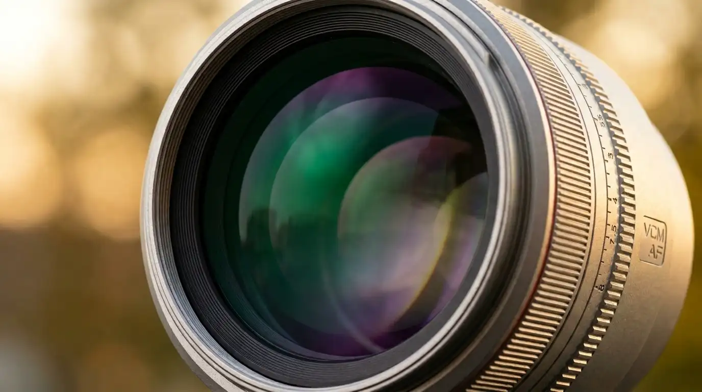 15 Best Camera Lens Deals 2026: Top Prime Day Pro Picks A camera lens featuring high-index glass and VCM autofocus technology, showcased as a top deal for the Amazon Prime Day event.