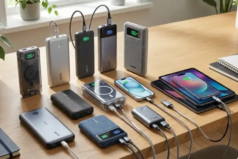 Best Prime Day power bank deals featuring portable chargers with USB-C fast charging and high-capacity batteries
