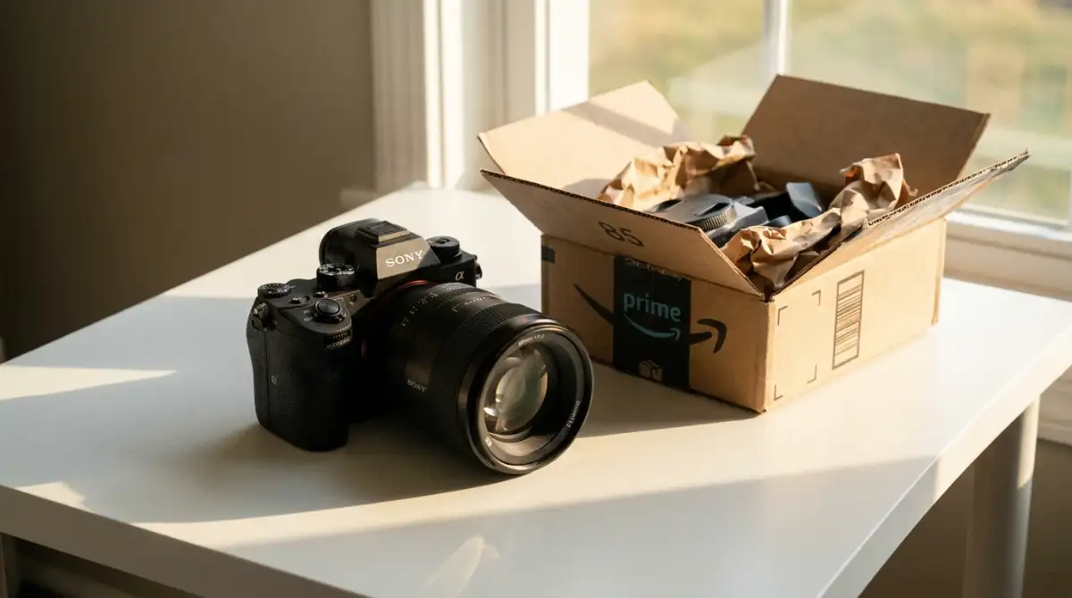12 Best Prime Day Camera Deals 2026: Top AI & 4K Picks A mirrorless camera featured in the Amazon Prime Day tech deals, showcasing 10-bit color depth and AI NPU performance benchmarks for GuideSpot.