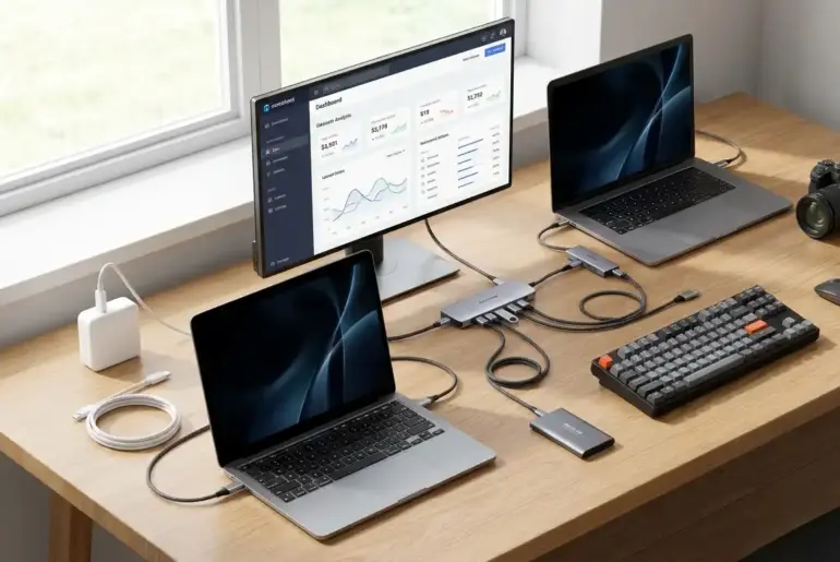 Best USB-C hub Prime Day deals featuring multiport adapters with HDMI, USB ports, Ethernet, and power delivery charging