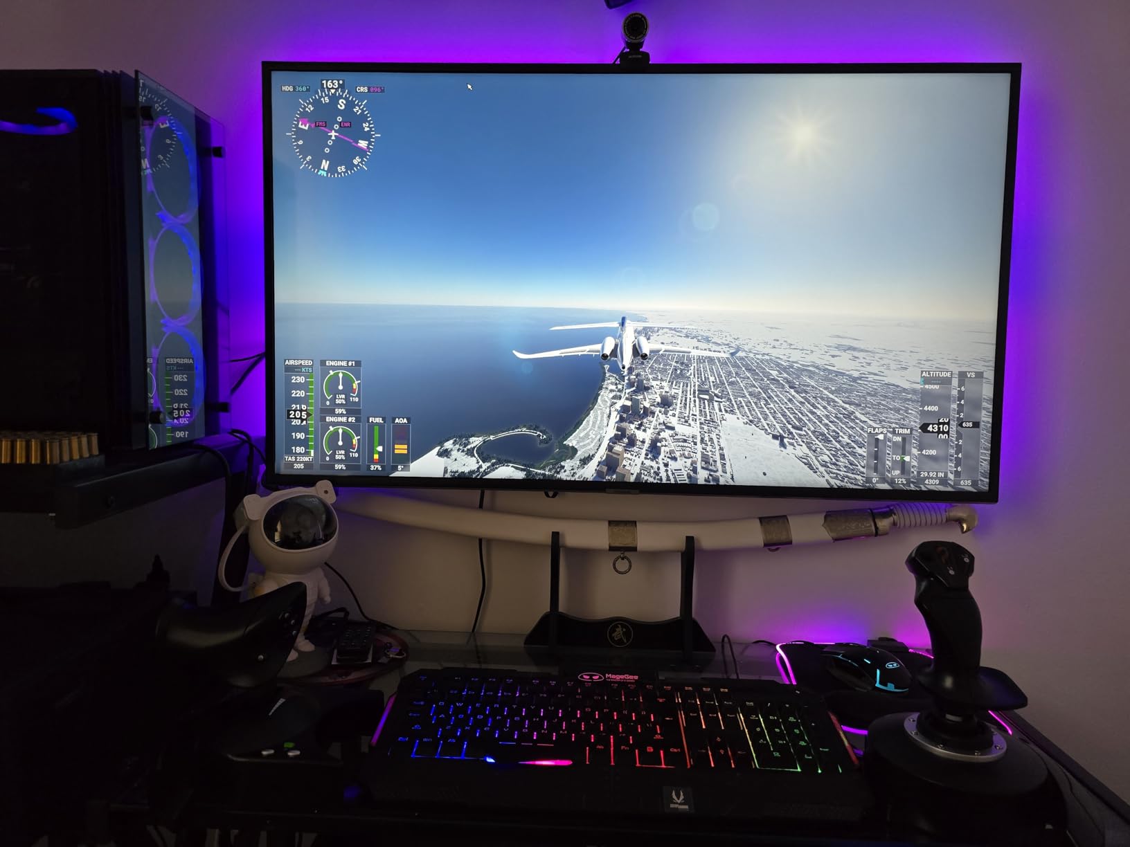Thrustmaster T-Flight Hotas X USB Flight Sim Stick & Throttle customer photo 2
