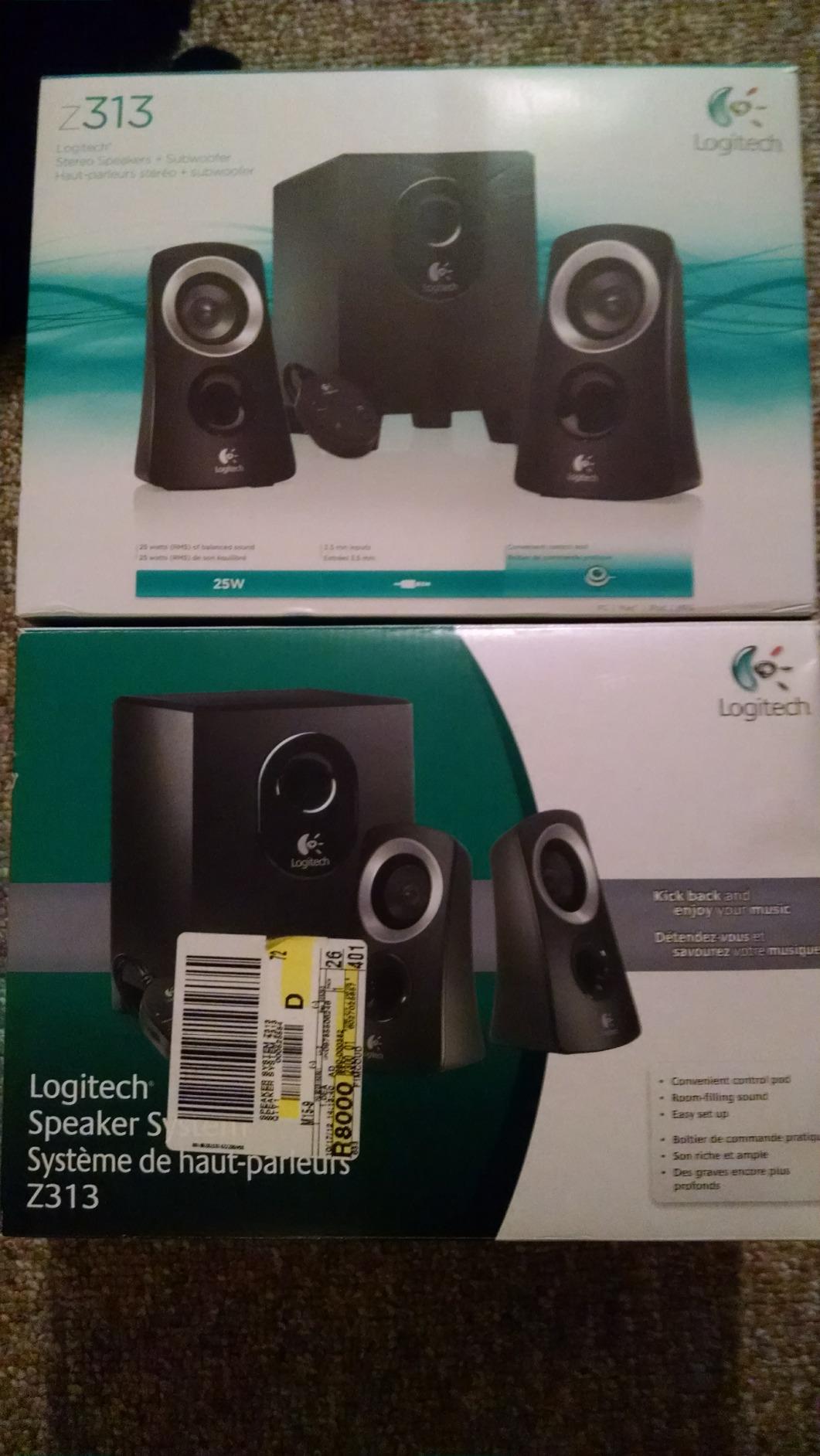 Logitech Z313 2.1 Speaker System customer photo 1