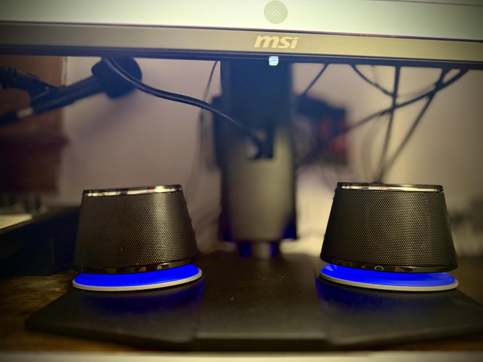Amazon Basics Stereo 2.0 Speakers for PC or Laptop with Volume Control customer photo 1