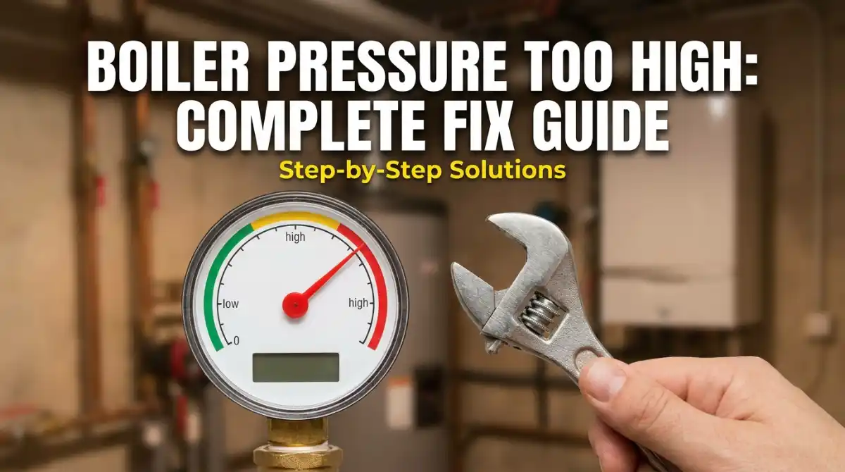 Boiler Pressure Too High: Complete Fix Guide (2026) – How to Lower It Safely Boiler Pressure Too High