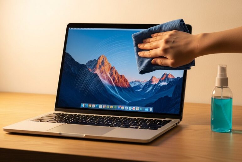 How to Clean a Laptop Screen Without Damaging It in [cy]