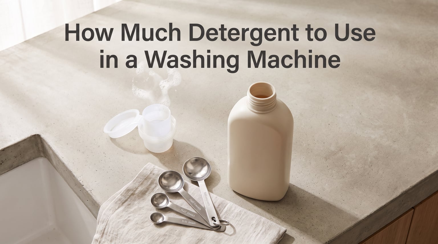 How Much Detergent to Use in a Washing Machine (2026) Guide How Much Detergent to Use in a Washing Machine